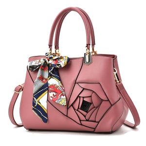 Floral Satchel - Pink
